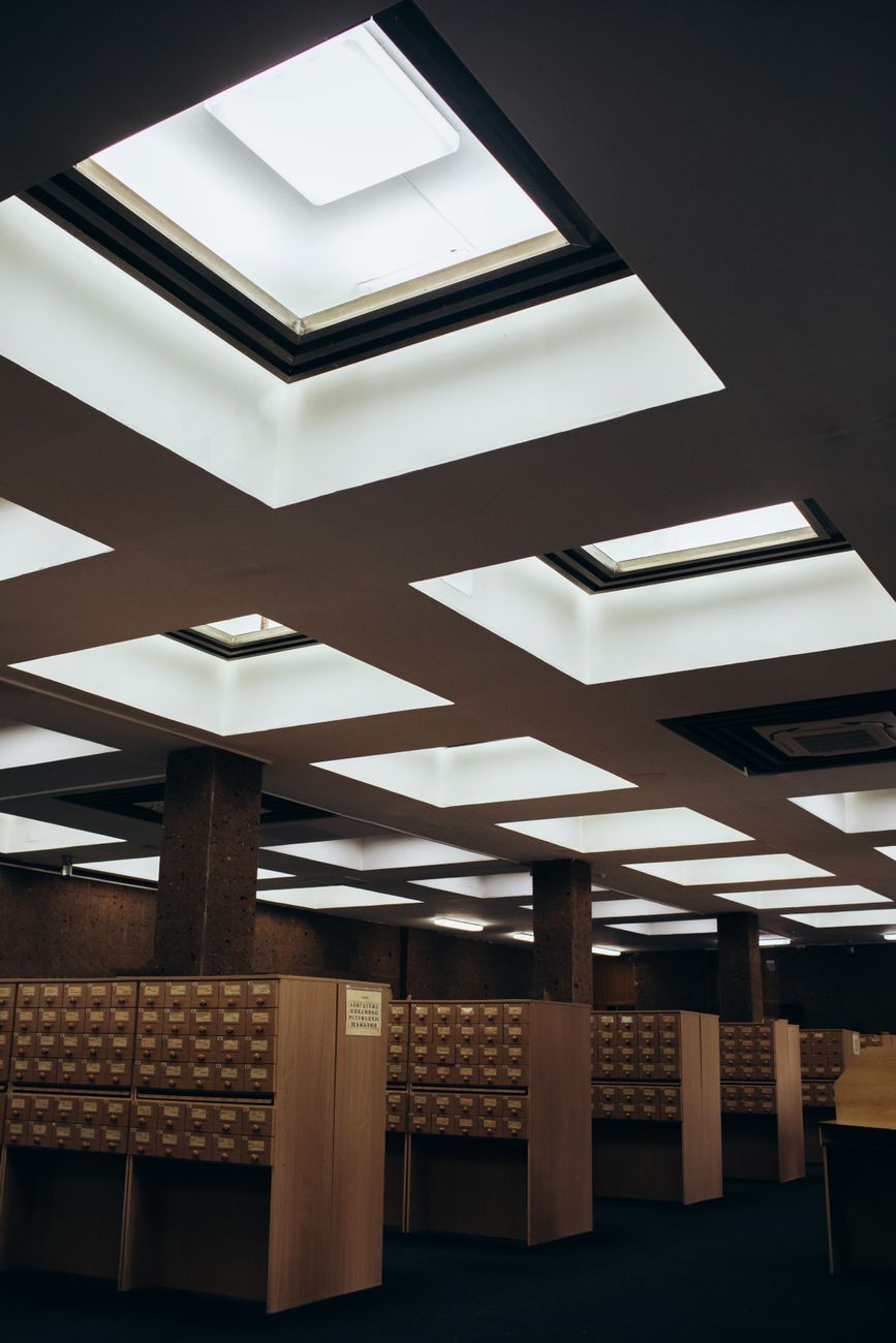 interior of library